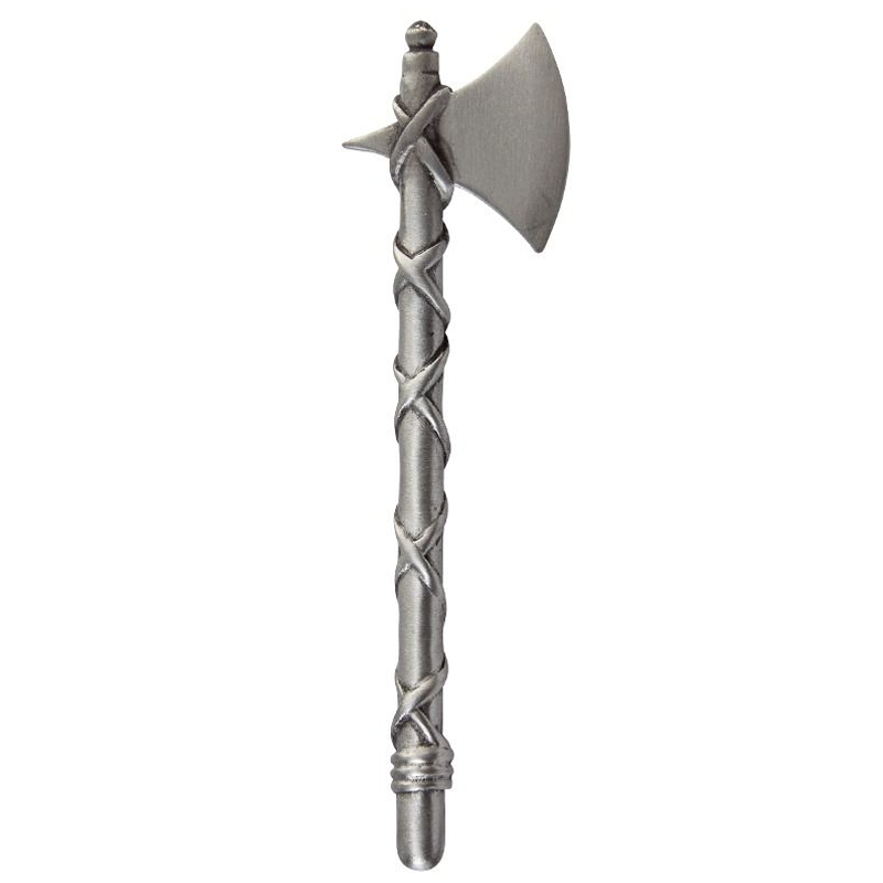 Matte Pewter Battle Axe Kilt Pin