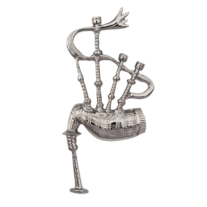 Bagpipe Pewter Kilt Pin