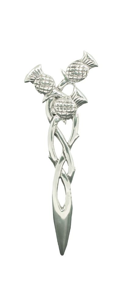 Three Scottish Thistle Kilt Pin