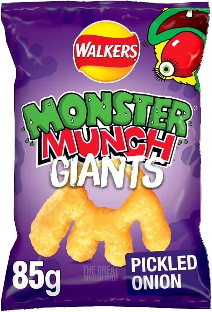 Walker's Monster Munch Giants Pickled Onion 85g