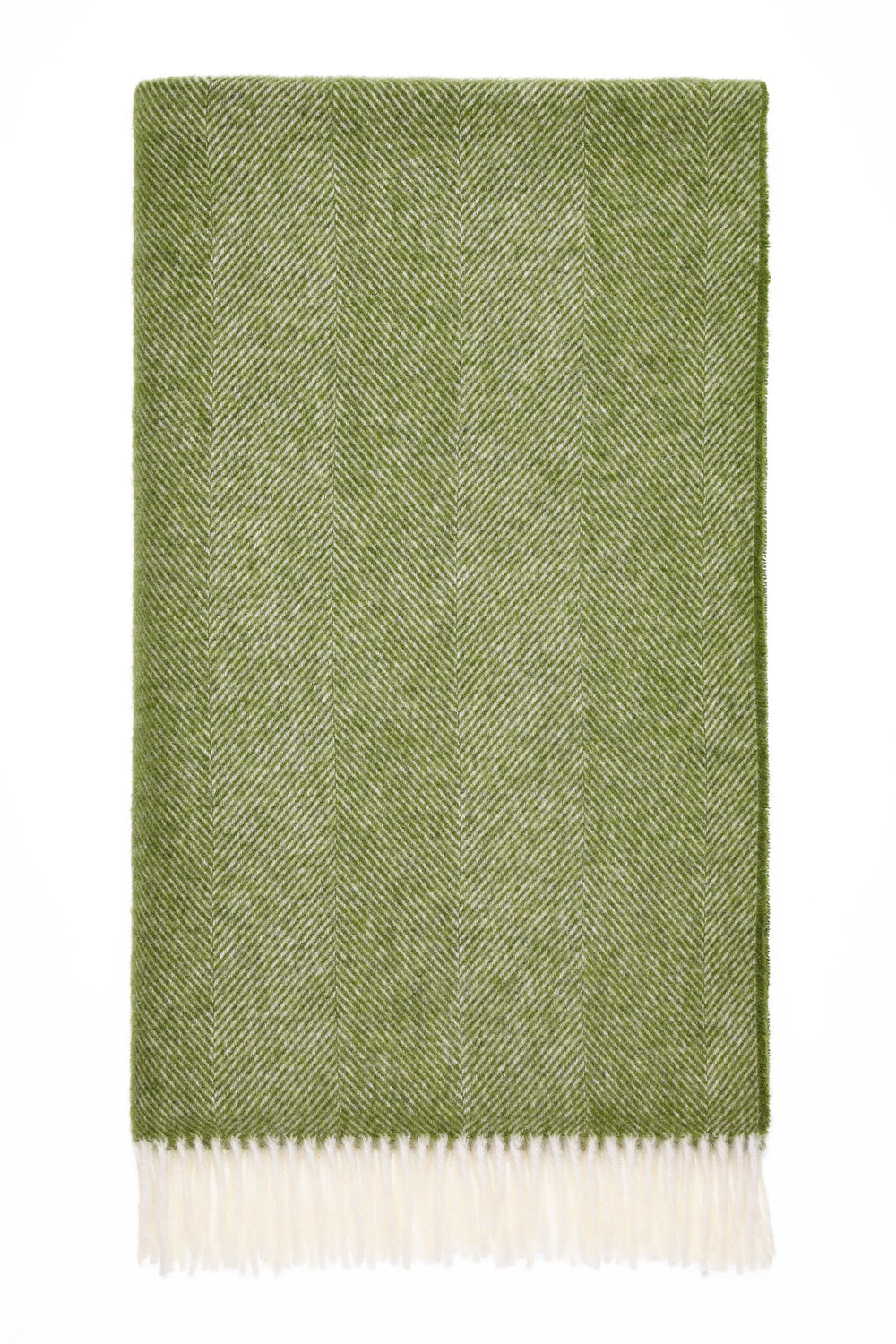 Herringbone Apple Wool Blanket