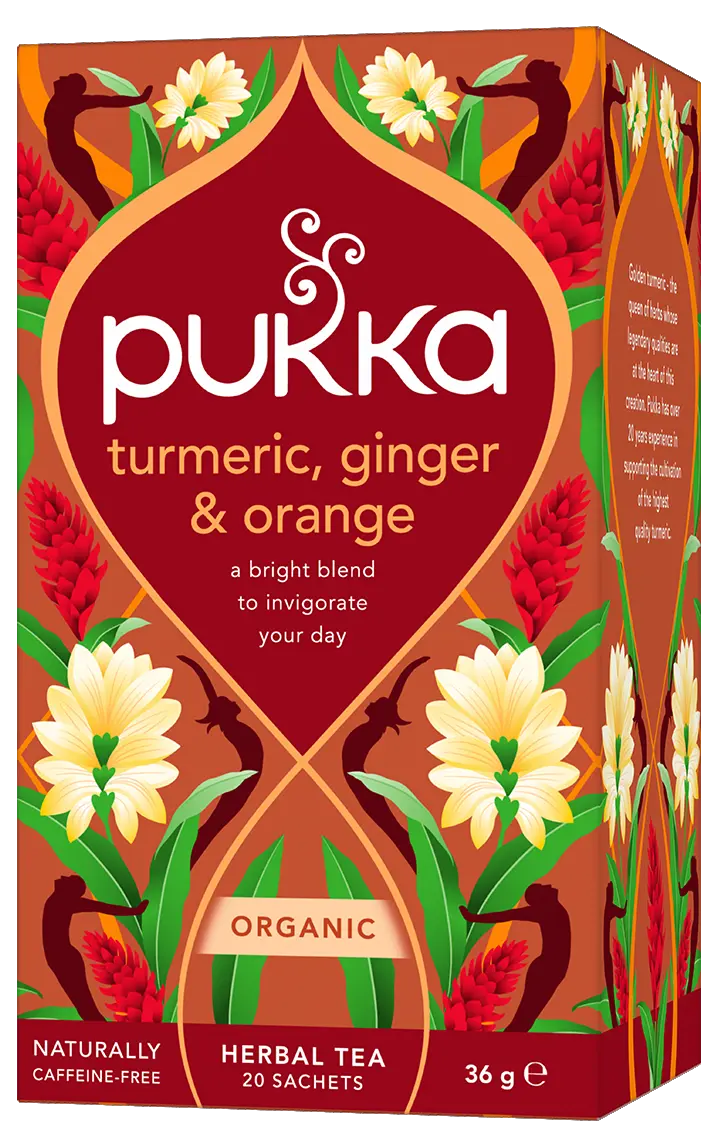 Pukka Organic Tea Turmeric, Ginger & Orange 20 TeaBags