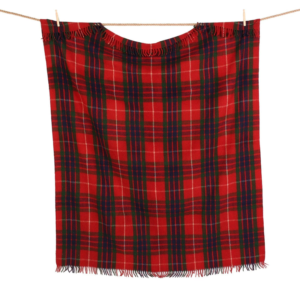 Fraser Red Tartan Blanket
