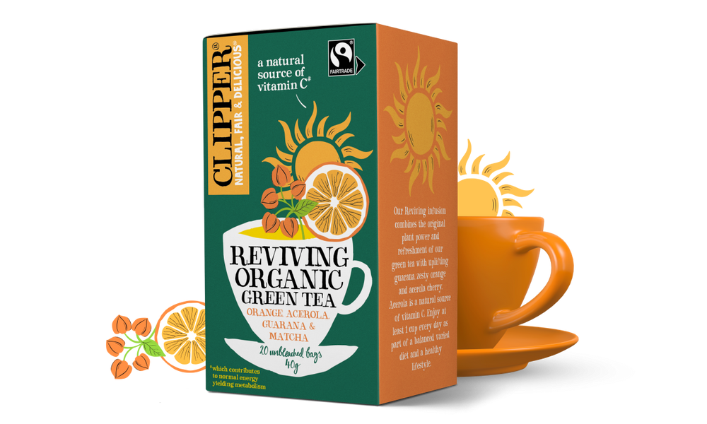 Clipper Reviving Organic Green Tea 20 Tea Bags