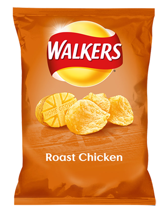 Walker's Roast Chicken Crisps 32.5g