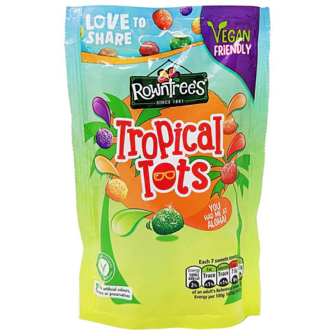 Rowntree Jelly Tots Tropical 140g