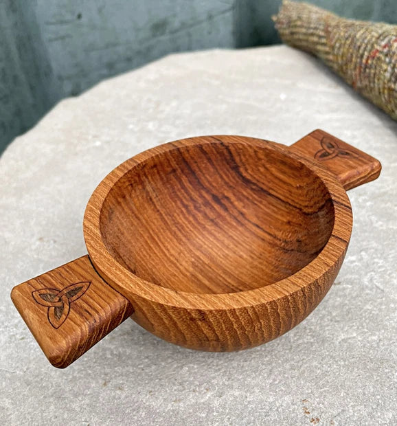 2.5" Celtic Wooden Quaich