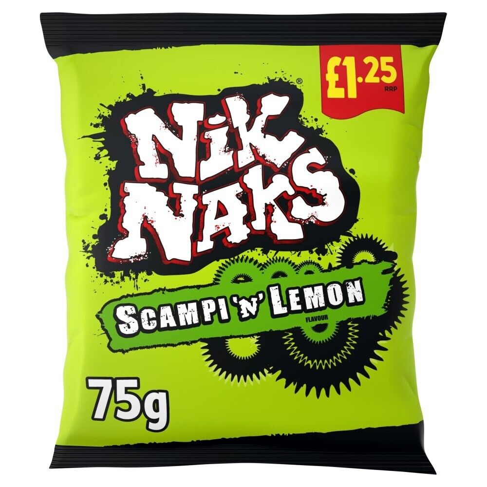 Nik Naks Scampi and Lemon 75g