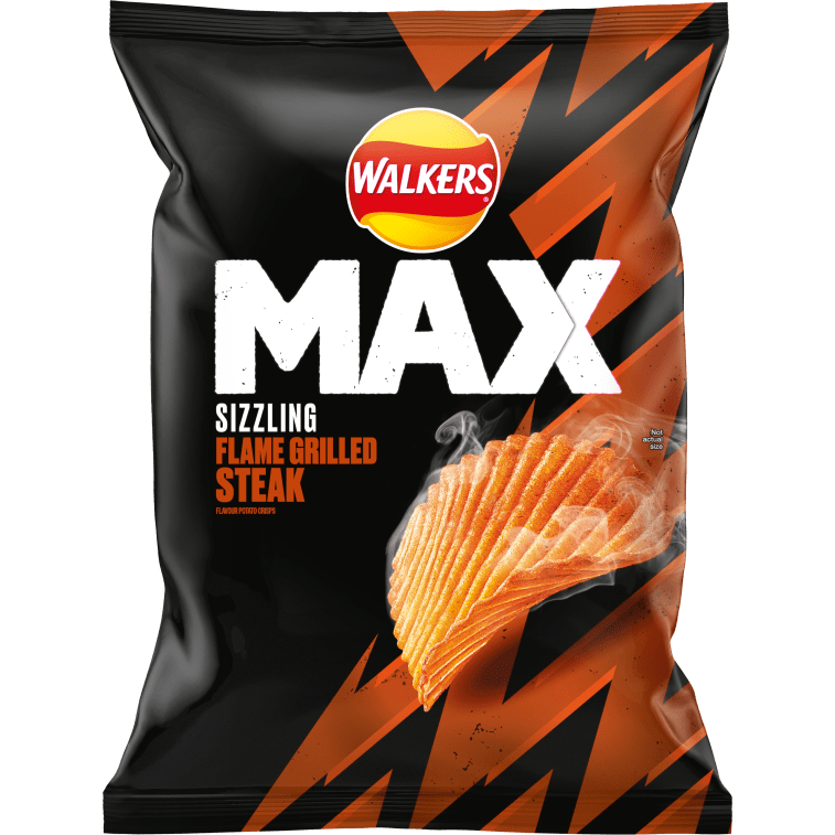 Walkers Max Flame Grilled Steak 70g