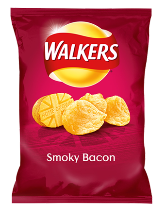 Walker's Smoky Bacon Crisps 32.5g