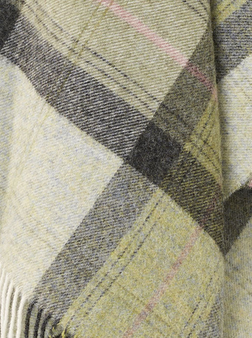 Skye Design Pure Wool Throw - Green