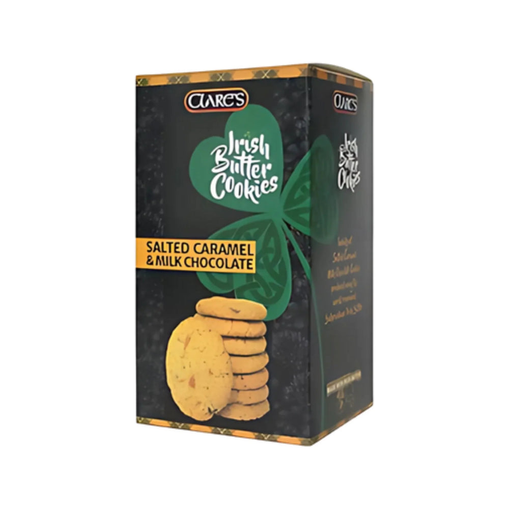 Clares Salted Caramel & Milk Chocolate Cookies 175g