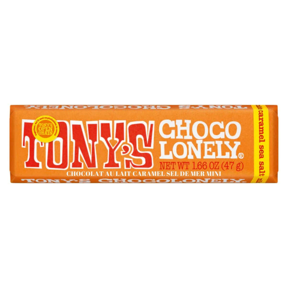 Tony's Chocolonley Milk Chocolate Caramel Sea Salt Bar 47g