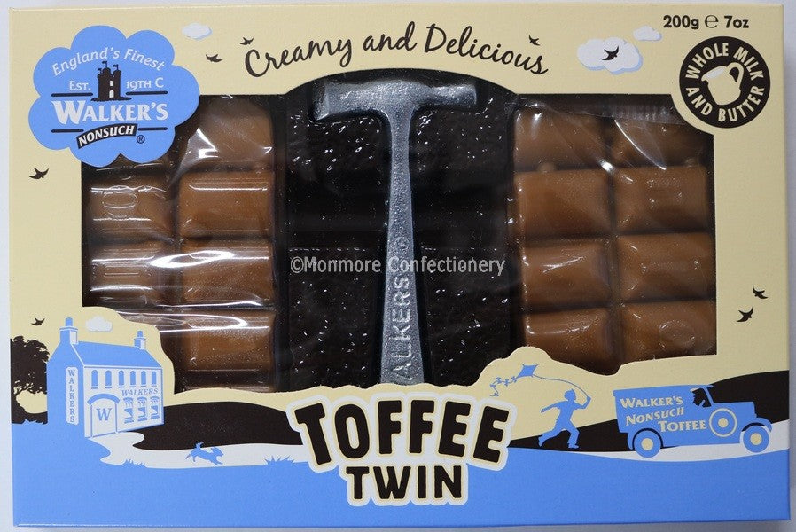 Walker's Original Creamy Toffee Twin with Hammer 200g