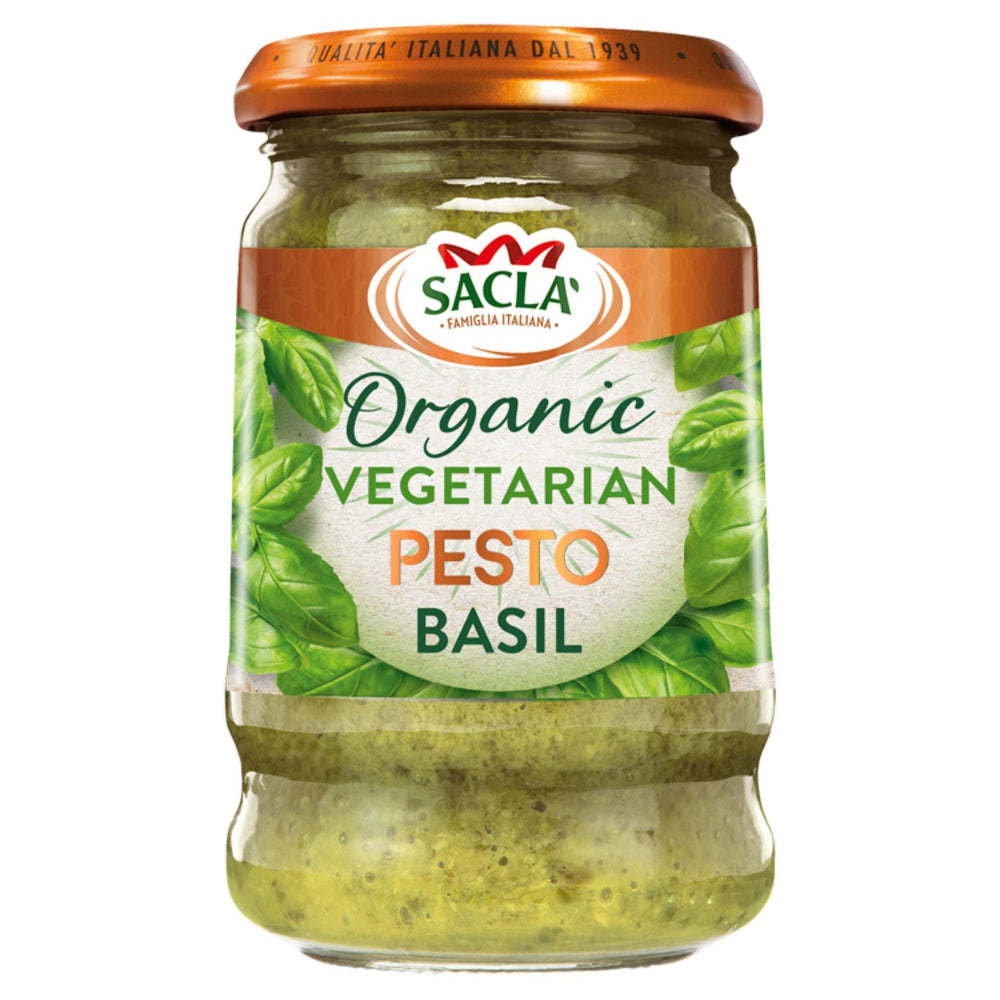Sacla Organic Vegetarian Pesto 190g