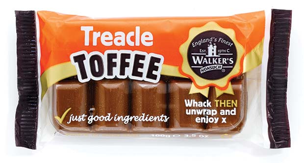 Walker's Treacle Toffee Bar 100g