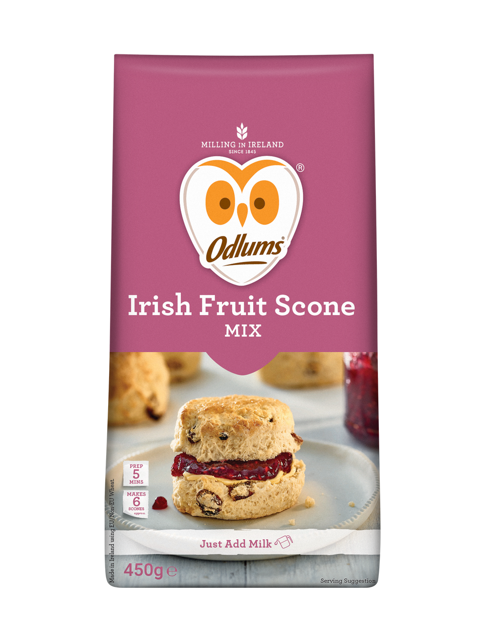 Odlums Irish Fruit Scones Mix 450g