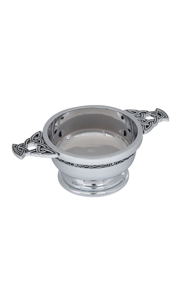 2.5" Celtic Chrome Plated Quaich