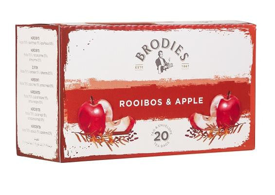 Brodies Rooibos & Apple Tag & Envelope Tea Bags