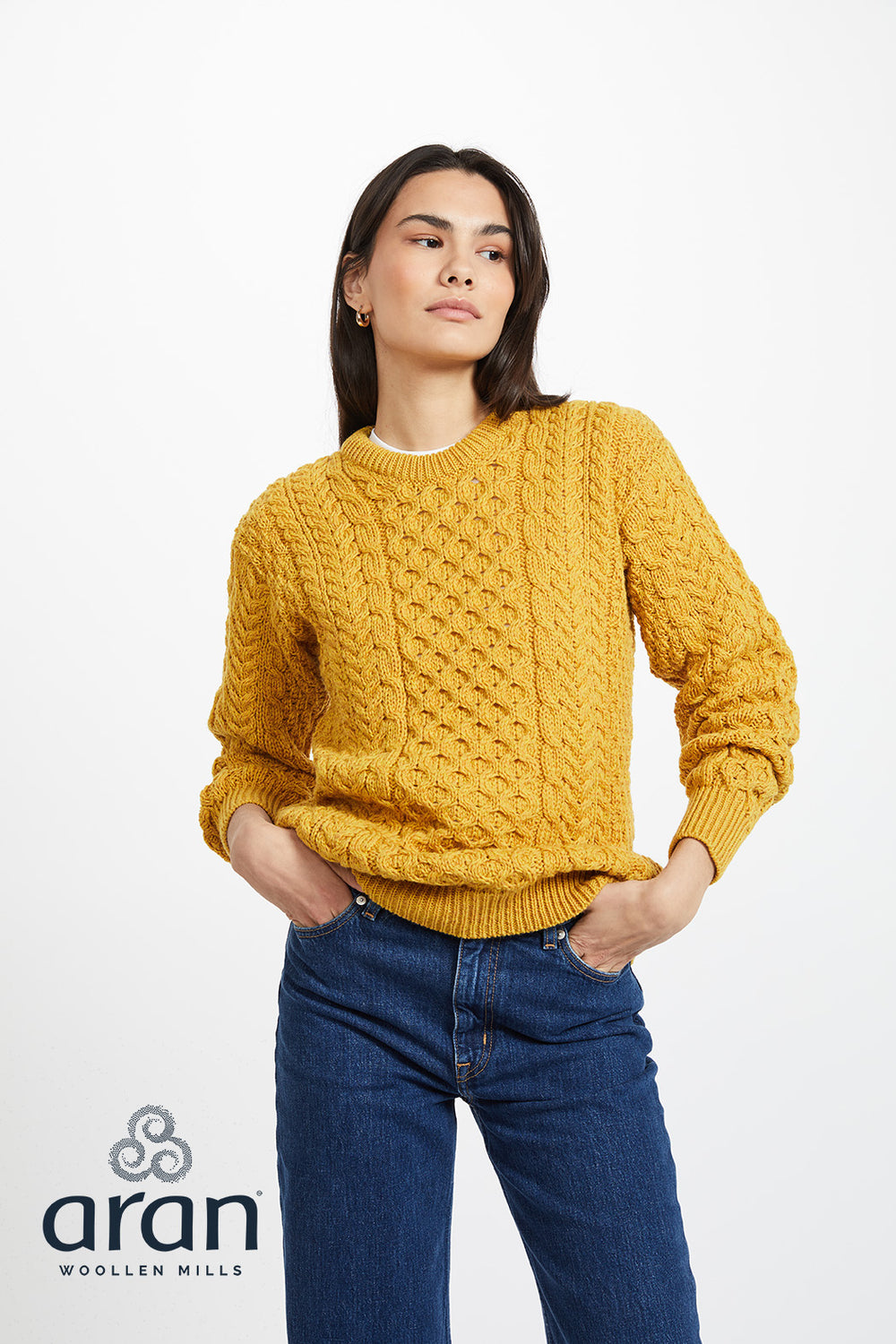 Shaped Traditional Wool Sweater