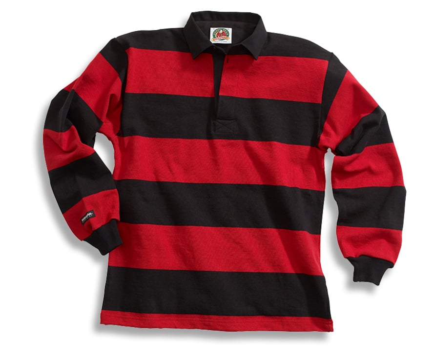 Classic 4 Inch Stripe Rugby Shirt