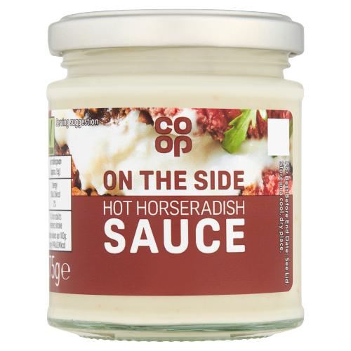 Co Op Hot Horseradish Sauce 175g