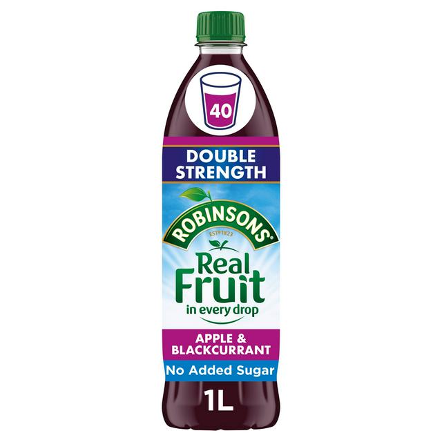 Robinsons Apple Blackcurrant No Added Sugar Double Concentrate