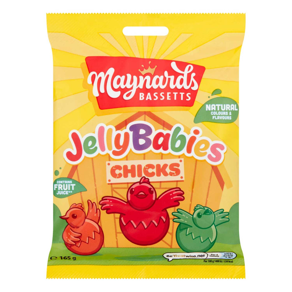 Maynards Bassetts Jelly Babies Chicks 130g