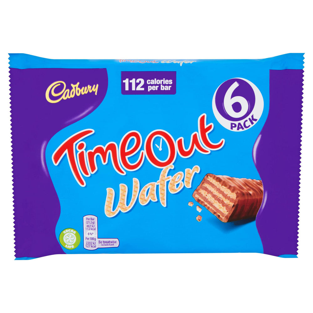 Cadbury Time Out Wafer 6 Pack