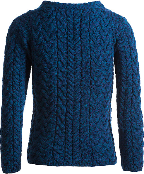 Super Soft Merino Wool V-Neck Cable Cardigan