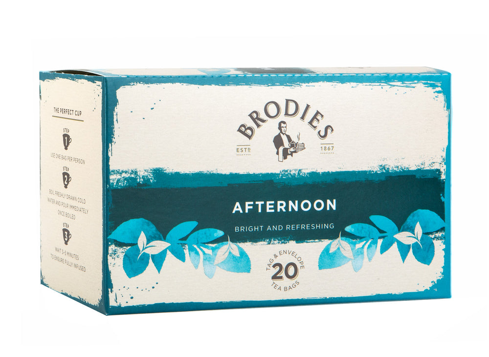 Brodies Afternoon Tag & Envelope Tea Bags