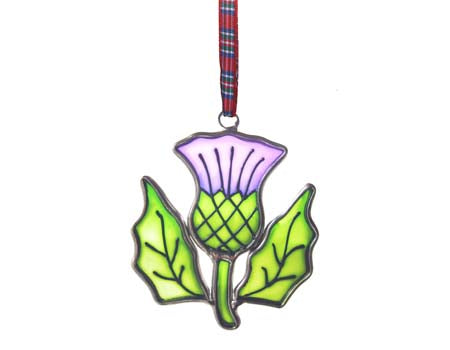 Celtic Reflections Stained Glass Hanging Ornaments