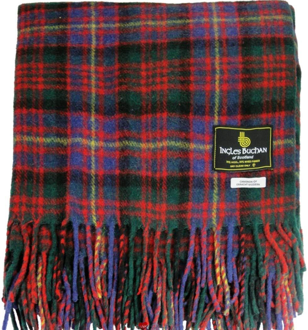 Cameron of Erracht Tartan Blanket