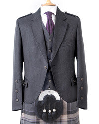 Charcoal Crail Jacket & Vest
