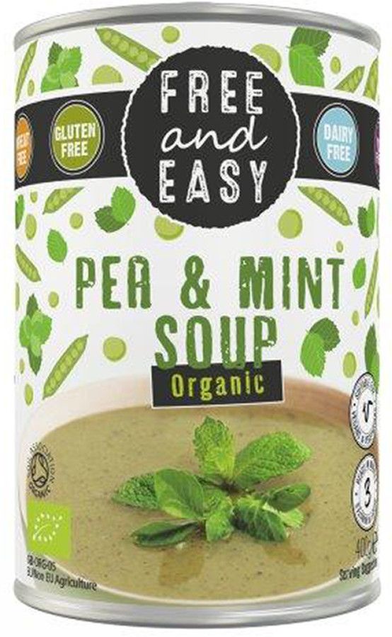 Free & Easy Organic Pea & Mint Soup