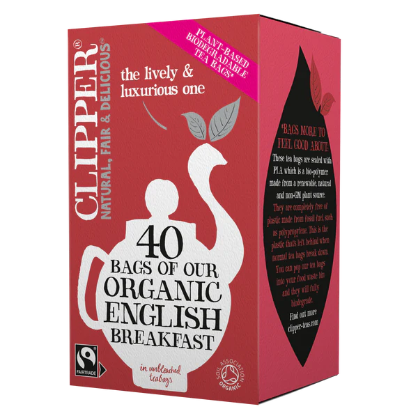 Clipper Organic English Breakfast 40 Tea Bags