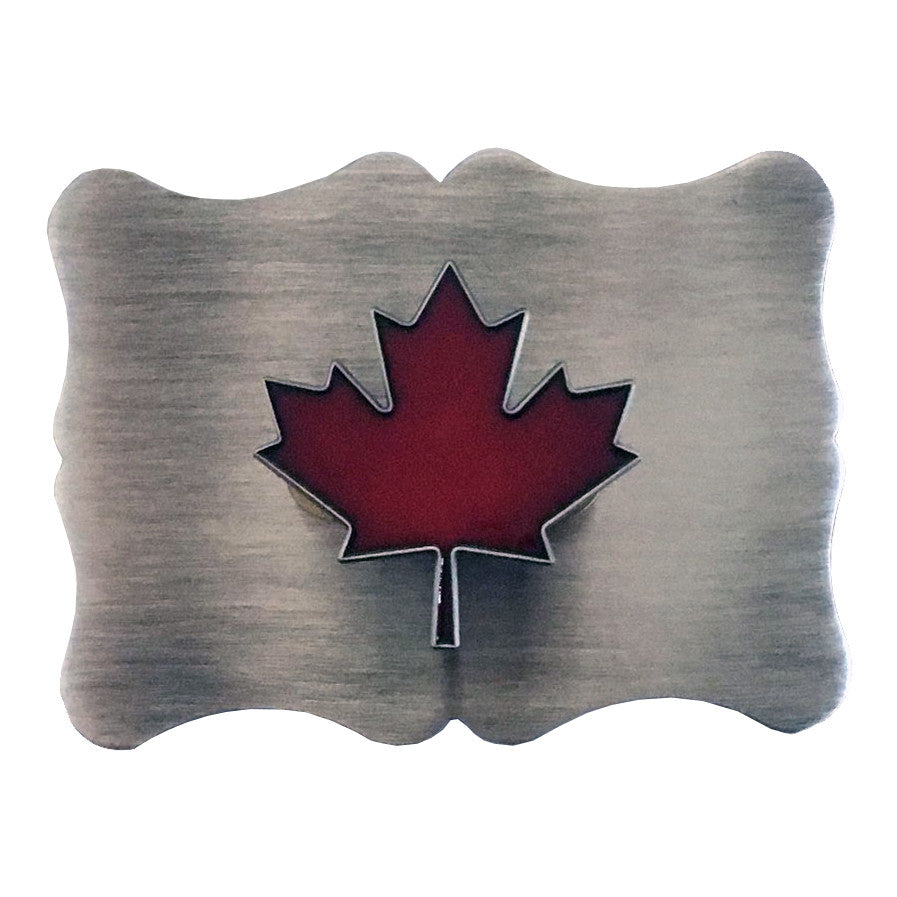 Maple Leaf Traditional Satin Buckle