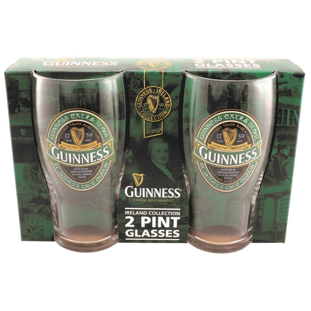 2 Pack Guinness Green Ireland Pint