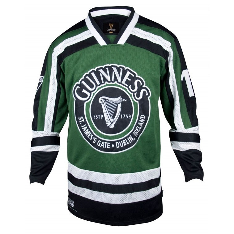 GUINNESS – GREEN & WHITE HARP HOCKEY SHIRT