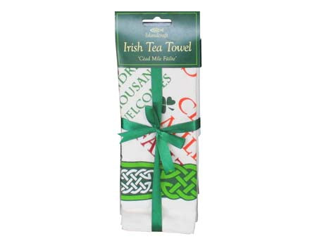 Ceád Míle Fáilte Tea Towel