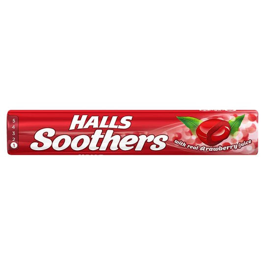 Halls Soothers Strawberry