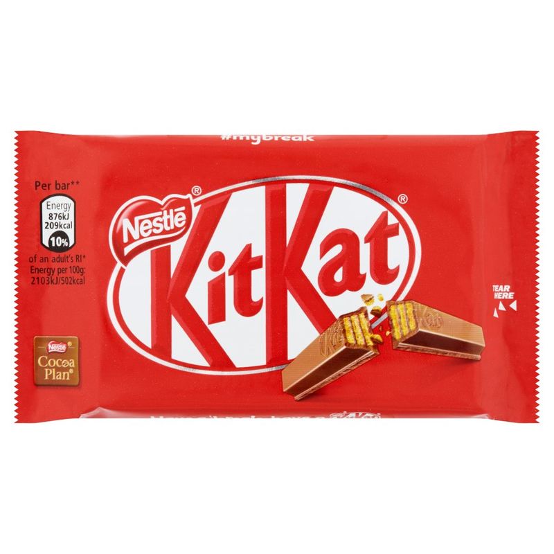 Nestle Kit Kat 4 Finger Milk Chocolate 41.5g