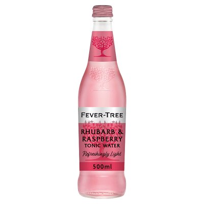 Fever-Tree Light Rhubarb and Raspberry Tonic Water 500ml