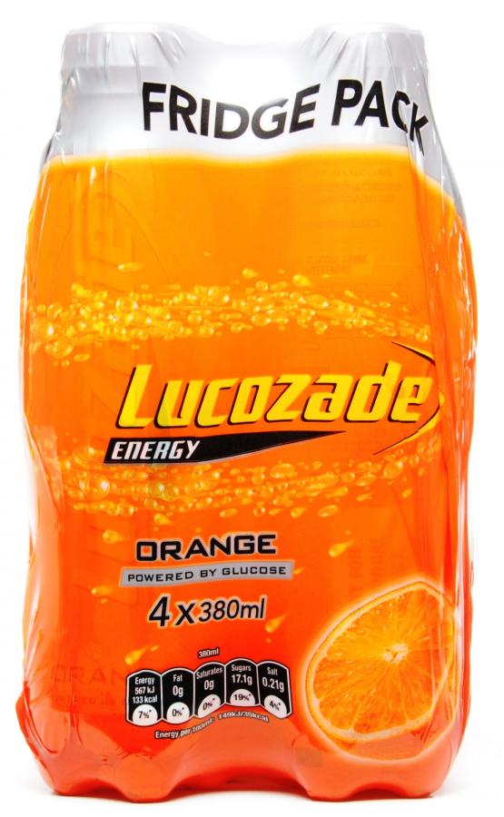 Lucozade Energy Orange 4 Pack