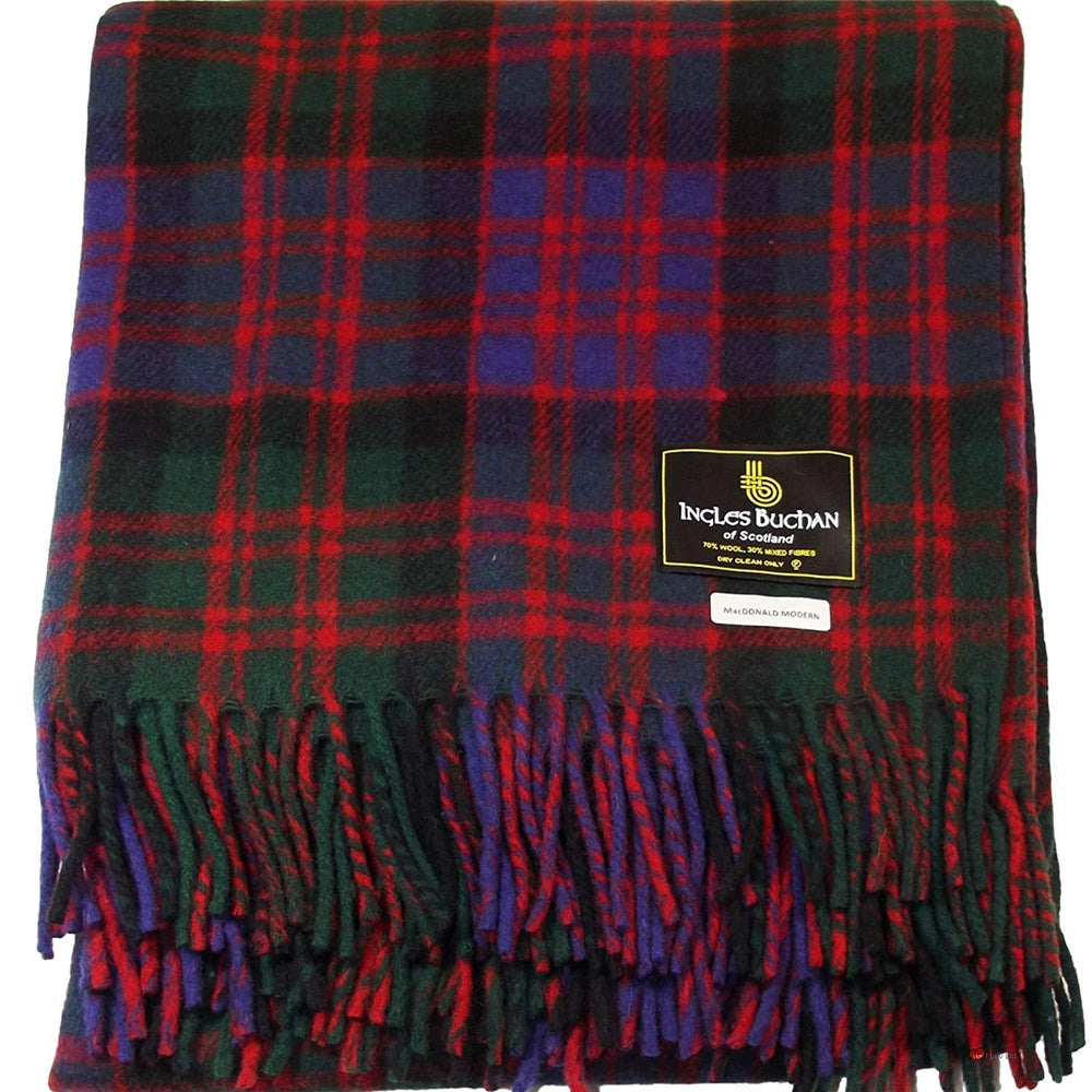 MacDonald Clan Modern Tartan Blanket