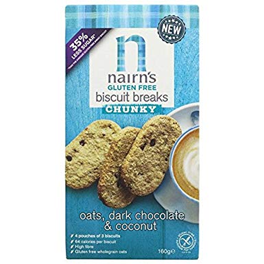 Nairn's GF Biscuit Breaks Dark Chocolate & Coconut 160g