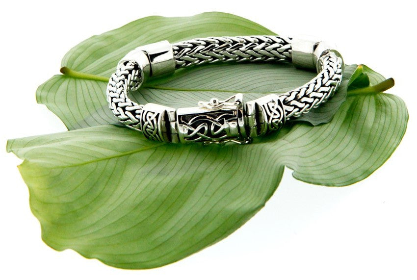 Dragon Weave Hinged Bracelet