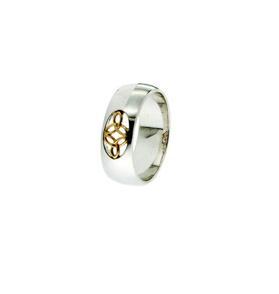 Wide Double Trinity "Roan" Ring