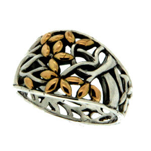 Tree of Life Tapered Ring