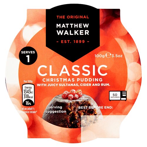 Matthew Walker Classic Christmas Pudding 100g